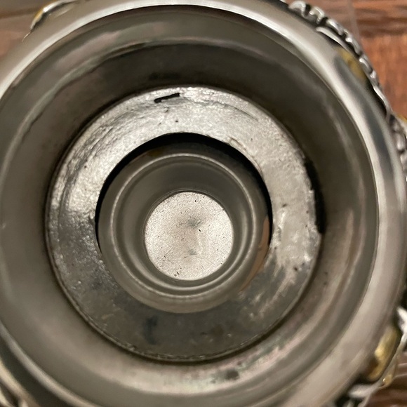 Never used! JERUSALEM candle holder! Gorgeous. So detailed. 3 1/4 “ high. - Picture 3 of 4